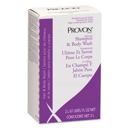 Provon Ultimate Shampoo and Body Wash, Light Floral Scent, 2,000 mL Refill, PK4, 4PK 3227-04